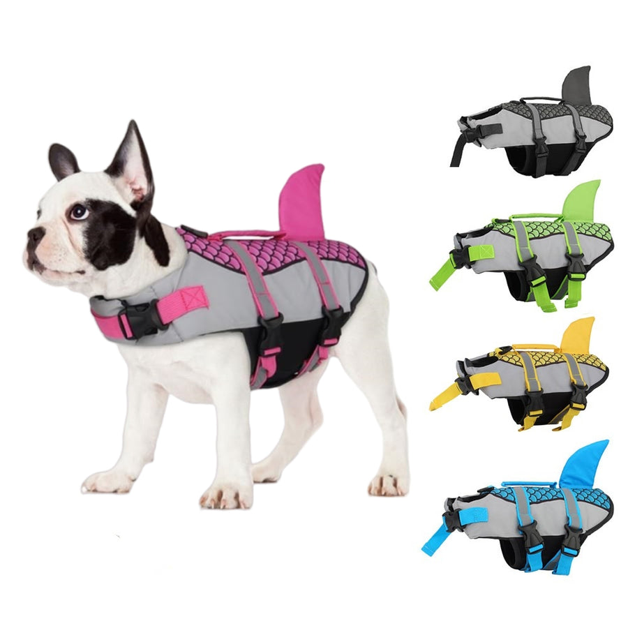 Lightweight Dog Life Jacket with Rescue Handle & Leash Ring