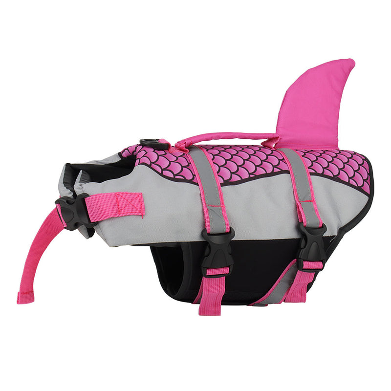 Lightweight Dog Life Jacket with Rescue Handle & Leash Ring